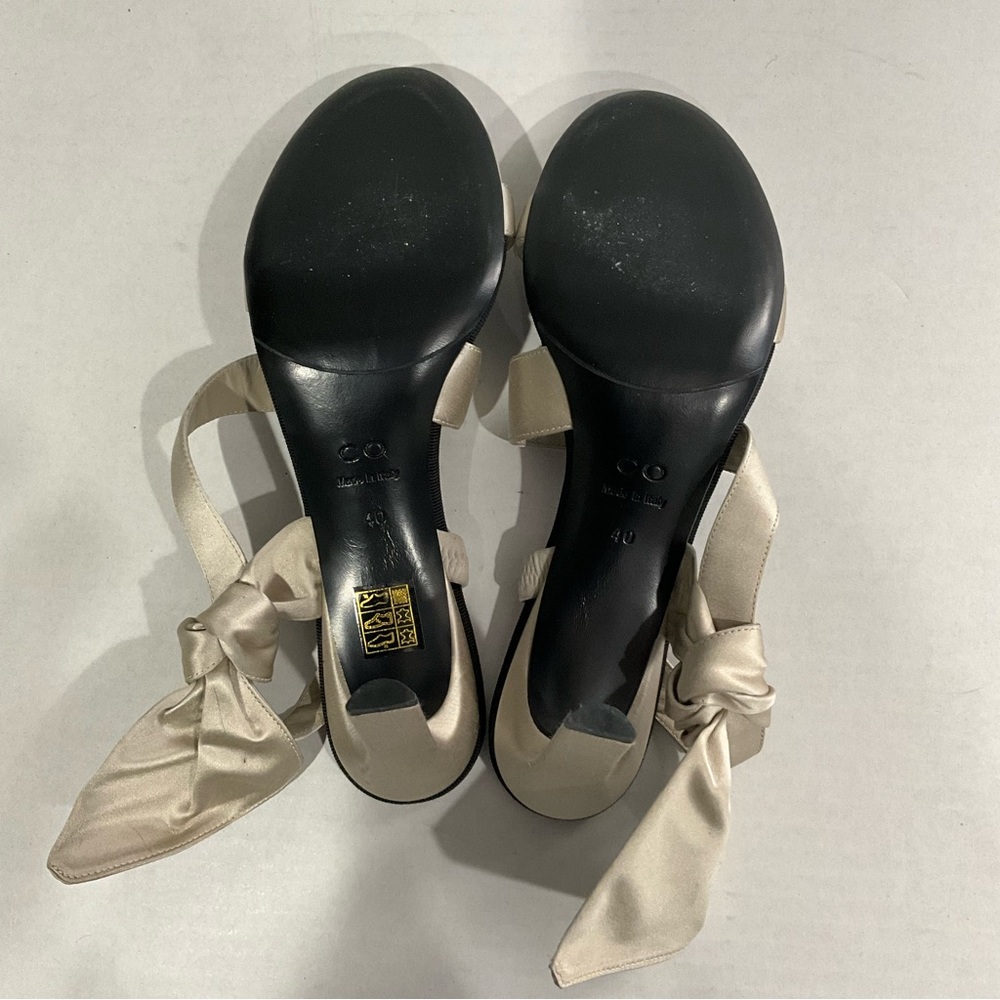 CO Satin bow heels - Picture 4 of 5